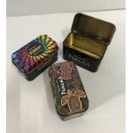 Customized Cmyk Printing metal Tinplate Packaging Box For Storage for sale