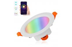 China 9w Smart Downlight Bulbs Alexa Smart Led Down Light Voice Control supplier