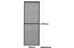 China Metal Machine Safety Fencing Panels , Pallet Rack Backing System 2250mm * 700mm supplier