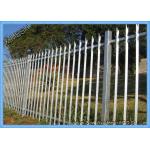 Powder Coated D & W Steel Palisade Fence Black Finished Easily Assembled for sale