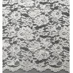 China Nylon Bridal Lace Fabric With Flower and Leaf Pattern for sale