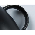 Embossed Swirl 400ml Blank Ceramic Cafe Mugs Barrel Shaped