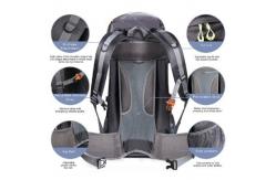 China Monocrystalline 20W Solar System Backpack 68L With Solar Panels Charger supplier
