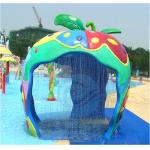 Apple Swimming Pool Fountains And Waterfalls Water House Fiberglass For Kids for sale