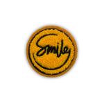 Felt Fabric Smiley Face Patches Iron On Glitter Chenille Embroidery Patch