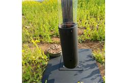 China Biomass Pellet Warming 140cm garden patio heater Portable Modern Wood Stoves supplier