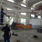 2t Small Marine 10m Telescopic CCS Ship Deck Cranes for sale