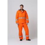 Fr Winter Jacket With Reflective Tape , 350gsm Flame Resistant Winter Coats