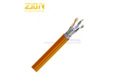 China 23AWG Cat7 Ethernet Cable 650mhz SFTP Shielded PVC CMR 1000FT 500M Roll supplier
