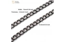 China Hardware Accessories Replacement Bag Metal Chain With Buckle supplier