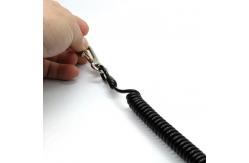 China Flexible Scaffolding Spring Loaded  Tool Lanyard with Loop and Hook supplier