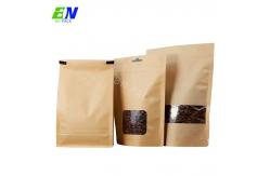 China Biodegradable Recycled Stand Up Pouch with translucent window supplier