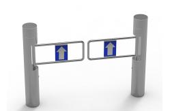 China 800mm Length Swing Door Turnstile RFID BLDC Bi Directional DC24V supplier
