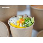 Recyclable Salad Disposable Paper Soup Bowls With Lids for sale