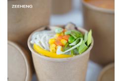 China Recyclable Salad Disposable Paper Soup Bowls With Lids supplier