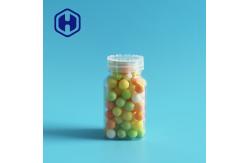 China Mini 100ml Plastic Packaging Jar For Chocolate Beans Sweets Granule Small Square supplier