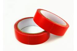 China Multi Purpose Product Red Single Sided Hot Melt Cloth Tape supplier