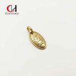 Practical Thickened Replacement Belt Buckle , Rustproof Golden Backpack Pendant for sale
