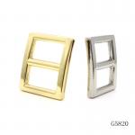 Gold Plated Metal Square Buckle 16mm 19mm 26mm 32mm Adjustable Strap Buckles for sale