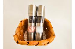 China Silver Handle Ergonomic Design For Easy Grip Stainless Steel Pepper Grinders supplier