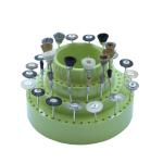 Rotating Round Shape Jewelry Empty Drill Bit Storage Case 170*95mm for sale