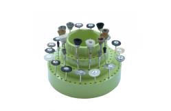 China Rotating Round Shape Jewelry Empty Drill Bit Storage Case 170*95mm supplier