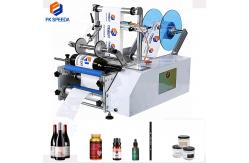 China Wooden Packaging FK603 Tabletop Semi Automatic Square Plastic Round Bottle Labeling Machine With Ribbon Coding supplier