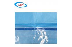 China Disposable Gynecology Under Buttock Drape Nonwoven Fabric In Blue supplier