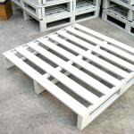 Grey Stackable Steel Pallets Size Customized Metal Stacking Pallets for sale