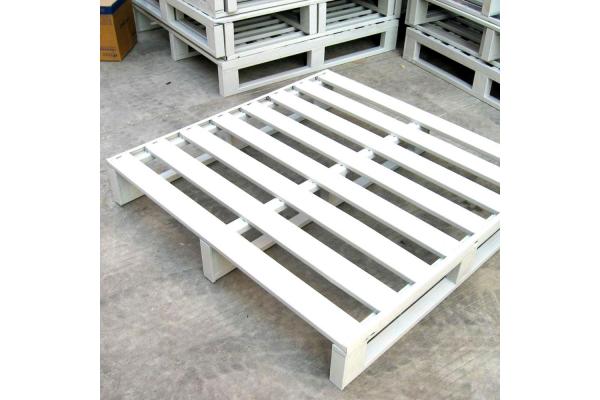 Grey Stackable Steel Pallets Size Customized Metal Stacking Pallets