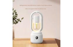 China 300ml 2 In 1 Air Conditioning Humidifier Vaneless Fan 2000mAh Rechargeable Battery supplier