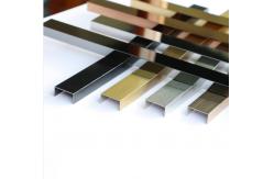 China Manufacturer U Profile 304 Stainless Steel Tile Trim U Shape supplier