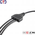 Waterproof Led Wire Splitter Y Type Extension Cable 2 Pin Wire Connectors for sale