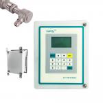 no pressure drop transit time insertion type ultrasonic flow meter with high temperature transducer for sale
