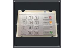 China Stainless Steel Atm Pin Keypad , Encrypted Wired Keyboard With Embedded Security Chip supplier