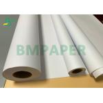 High Brightness 24lb 28lb Coated CAD Plotter Paper 36''  x 300ft White Bond Roll for sale