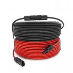 DC Solar Electric Cable Roll / Drum Black / Red For Solar Panel / Inverter for sale
