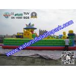 Funny Inflatable Amusement Park / Mobile Inflatable Fun City Bouncer