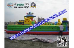China Funny Inflatable Amusement Park / Mobile Inflatable Fun City Bouncer supplier