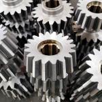 7 Module Miter Straight Bevel Gears With Internal Splines for sale
