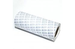 China Custom Black Logo White Recycled Tissue Paper Wrap Roll For Shoe Gift supplier