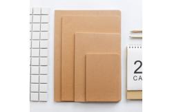 China Multiple Size Writing Journal Notebook With Kraft Brown Soft Cover Material supplier