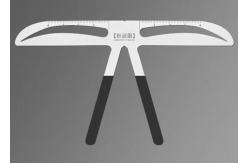 China Moisture - Proof Permanent Makeup Kit Eyebrow Ruler For Students supplier