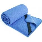 Antimicrobial woven Custom Printed Non Slip Yoga Towel Eco Friendly for sale