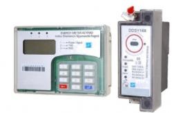 China Single Phase Split Din Rail Prepayment Power Meter With CIU Pole Mounting supplier