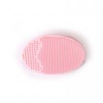 Ergonomic Silicone Facial Cleansing Brush With Telescopic Handle