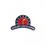 Twill Iron On Custom Logo Embroidered Patches Heat Cut Border