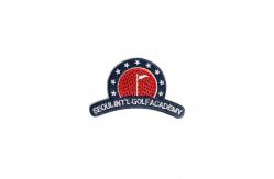 China Twill Iron On Custom Logo Embroidered Patches Heat Cut Border supplier