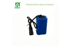 China Rechargeable Lithium Battery Power Pack 18650 7.4V 4400mAh For Warm Carpet supplier