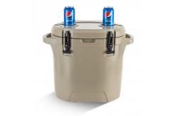 China Outdoor LLDPE Camping Ice Bucket Portable Car 25QT Silk Screen Printing supplier